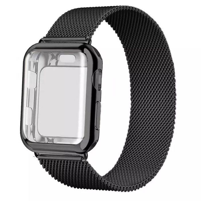 Ремешок Миланская петля+чехол для Apple Watch на все серии ремінець