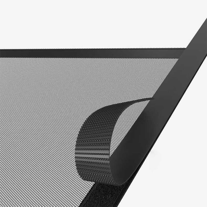 Moskitiera drzwiowa 90x200 cm w kolorze czarnym