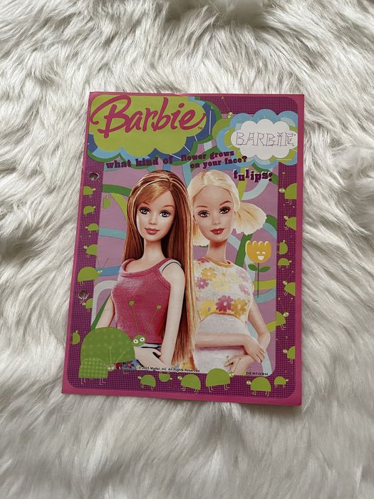 Karteczka do segregatora barbie