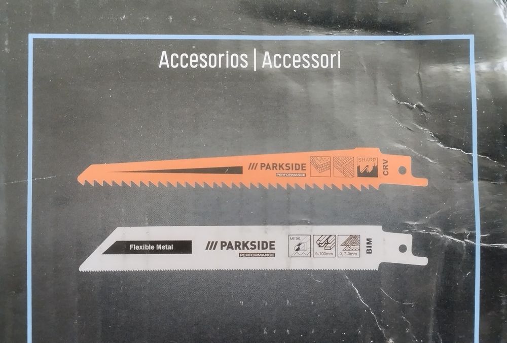 Serra sabre / serrote Parkside Performance 20V Nova