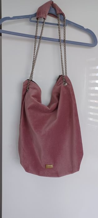 Torebka shopperka worek Bag Me pudrowy róż brudny róż