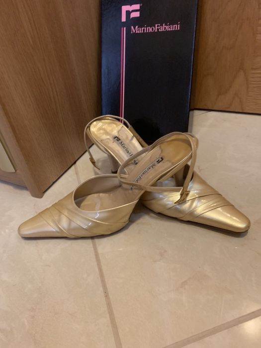 Buty złote Marino fabiani