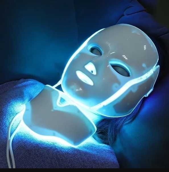 NOVO KIT LED máscara e pescoço rejuvenescimento facial