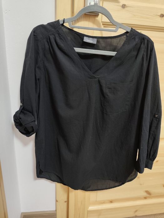 Damska czarna bluzka C&A r. 40 bawełna