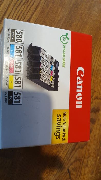 Tusz canon 580 zestaw