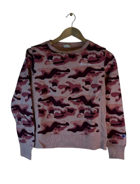 Bluza damska champion różowa moro logo l