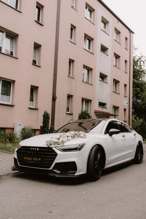 Samochód do ślubu, auto na wesele, audi na ślub