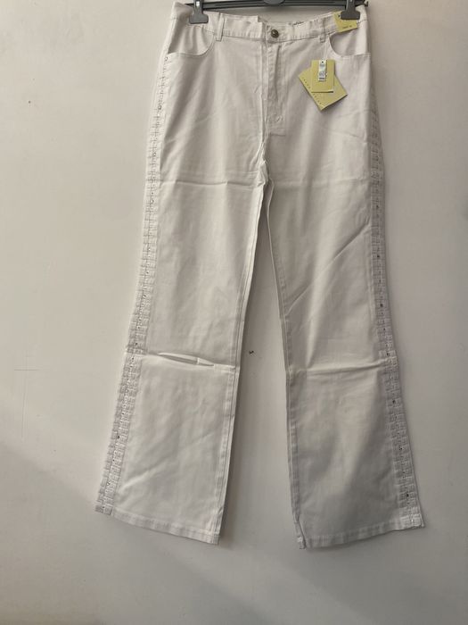 Spodnie 68348R lekko poszerzane