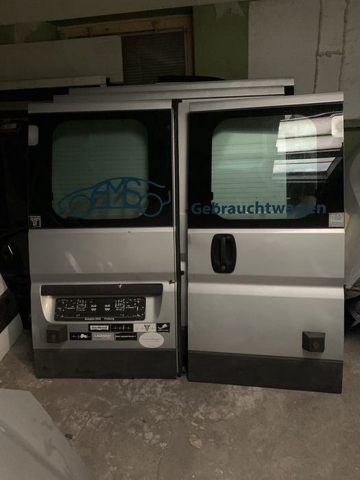 Drzwi tyl tylne z szyba przeszklone Ducato Boxer Jumper H1 KOMPLET