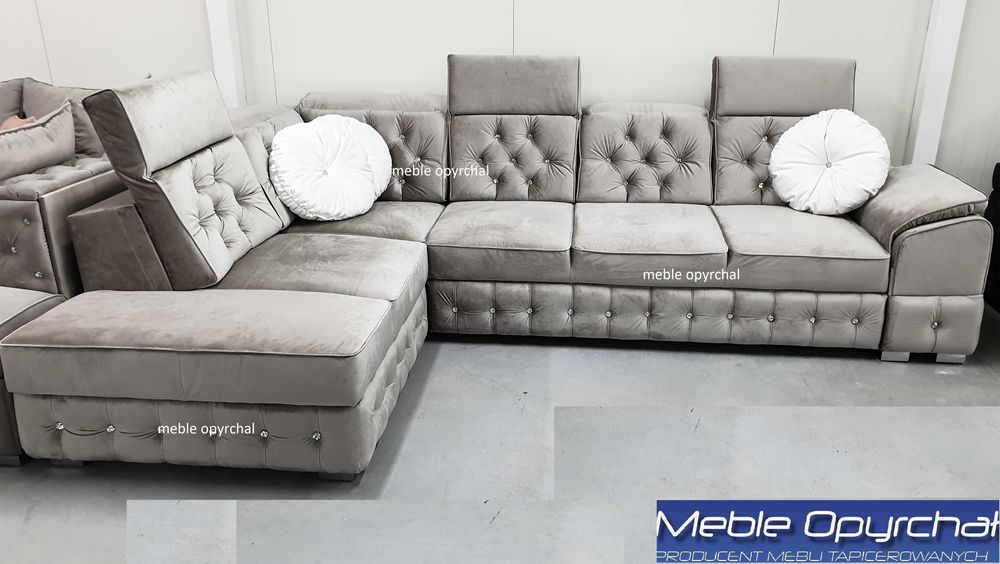 PRODUCENT!! NOWOŚĆ  !! narożnik glamour kryształki zagłowki NR.404