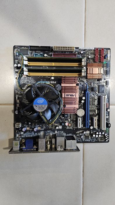 Kit Motherboard Processador e Memoria Core 2 Quad Q6600