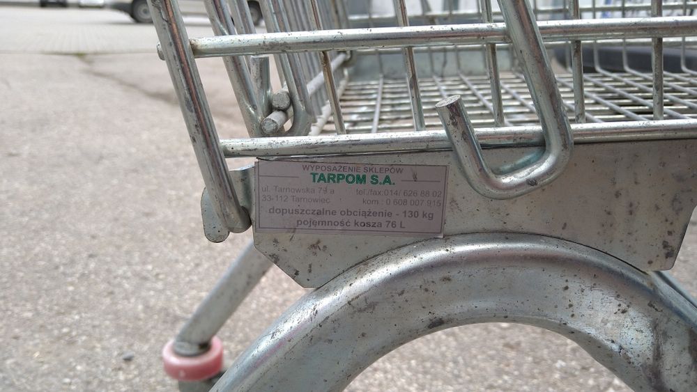 Wózki sklepowe 76 litrów