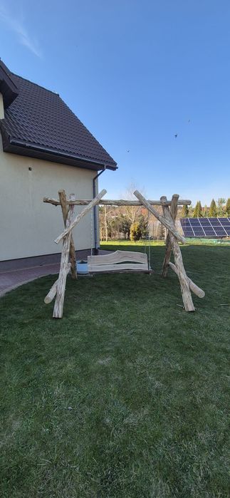 Solidna Dębowa Huśtawka