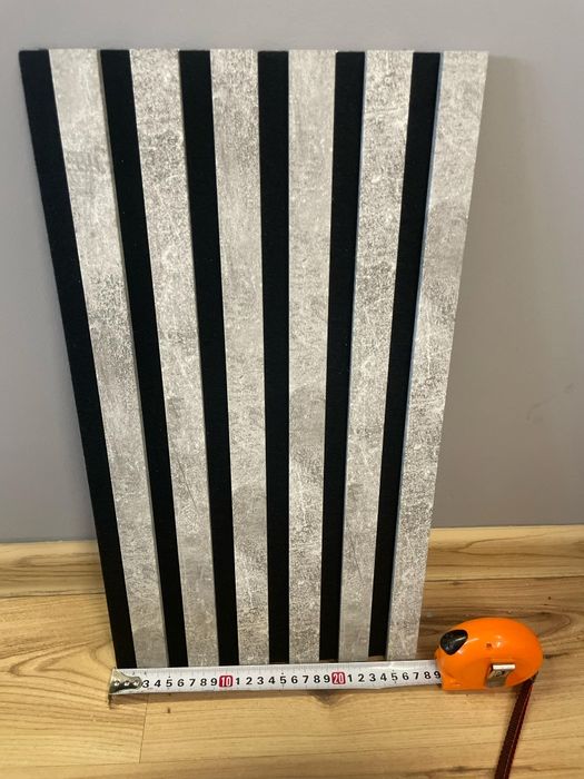 Lamele betonowy szary