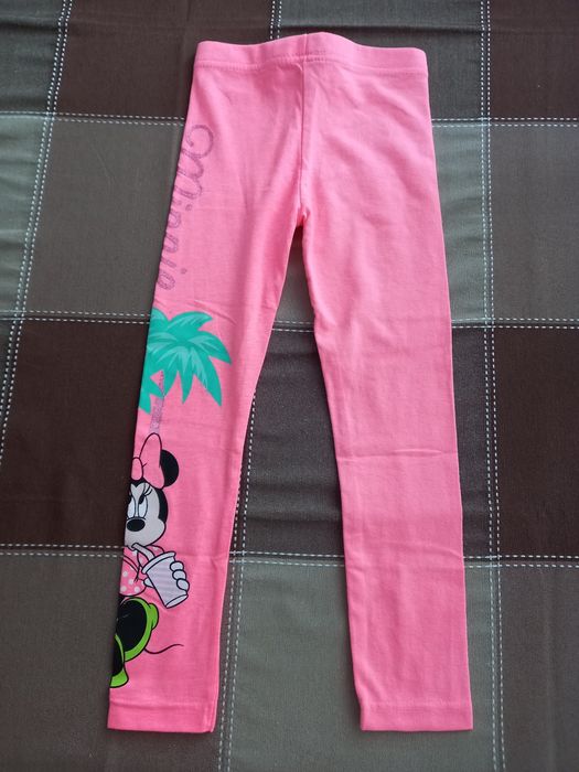Legginsy dziewczęce, Minnie, jednorożec, rozmiar 110 Zestaw