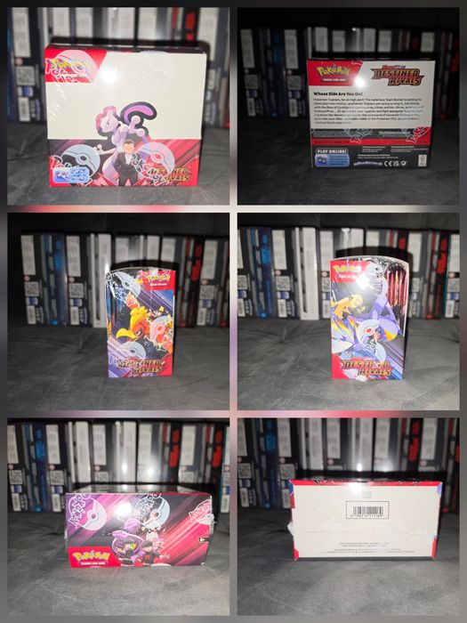 Elite Trainer Boxy Ascened Heroes Phantasmal Destined Rivals Prismatic +Bootser Box Destined Rivals