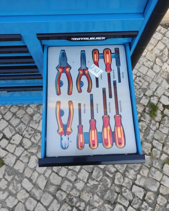 Carrinho de ferramentas 12 gavetas 10 completas novo