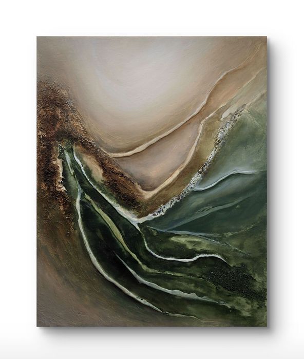 Quadro abstrato moderno decorativo 50x40 | Original abstract wall art