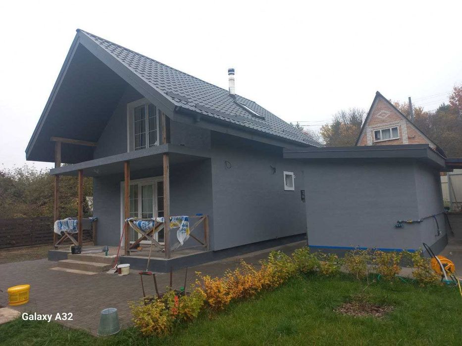 ПІД КЛЮЧ - утеплення фасадів, утеплення мансарди + утеплення горища, утеплення будинку, утеплення цоколя, утеплення стін, утеплення будинку зовні