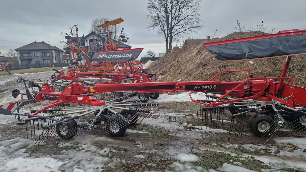 Zgrabiarka podwojna JF-STOLL 1410S  KONGSKILDE 2017rok boczna kuhn