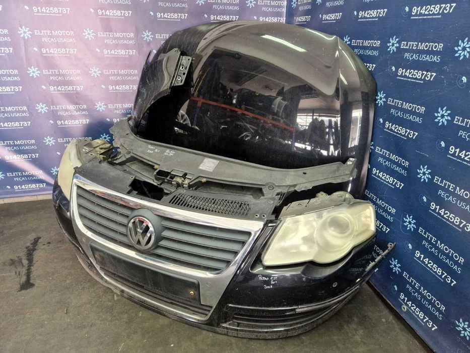 Frente completa usada VW PASSAT B6 2.0 TDI capot parachoques oticas guardalamas reforço