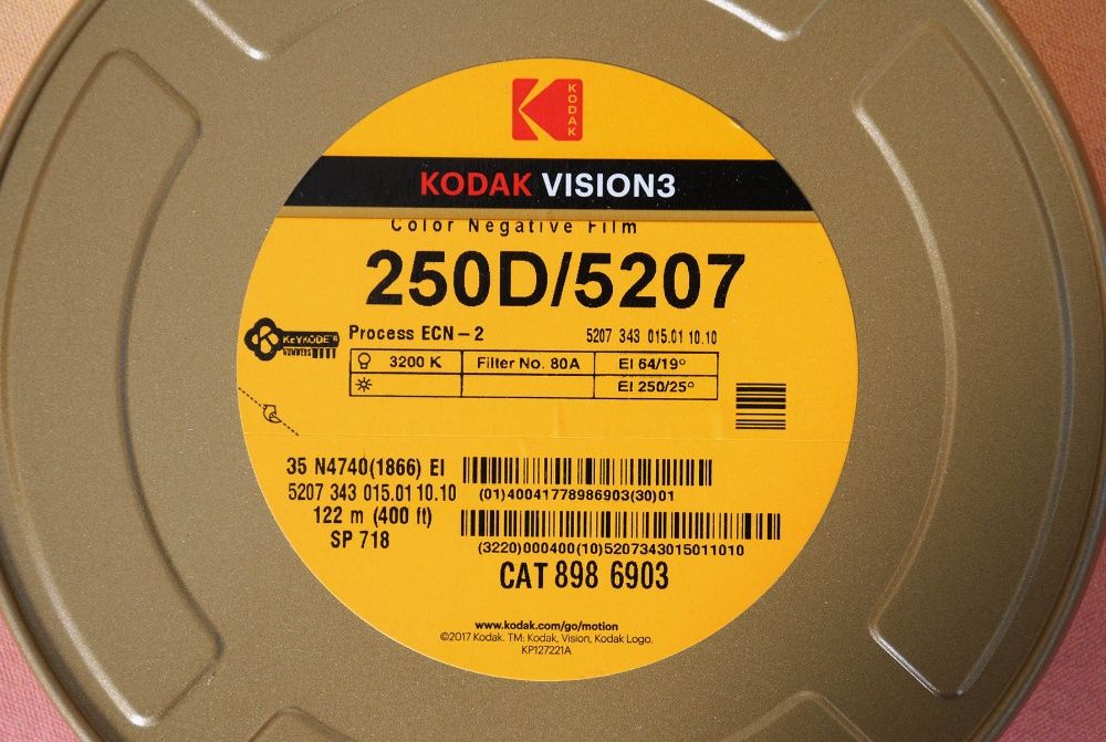 Kodak 35mm Vision 3 500т. 250d (122m. 400ft)