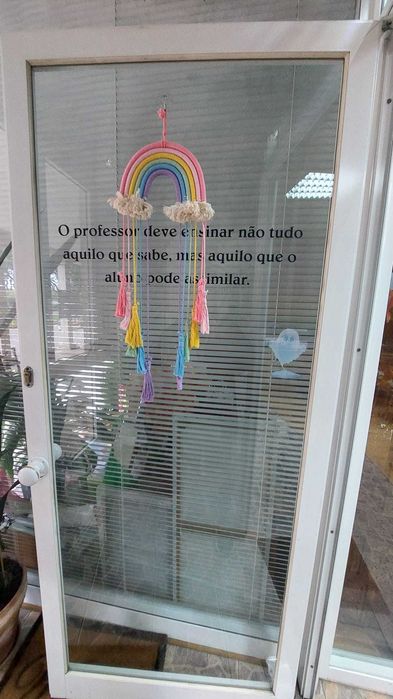 Porta de alumínio interior com vidro