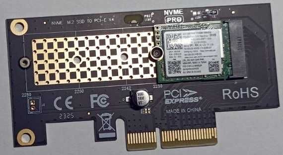 JEYI M.2 NVME до PCIe 4.0 3.0 SSD-адаптер +SSD 128gb