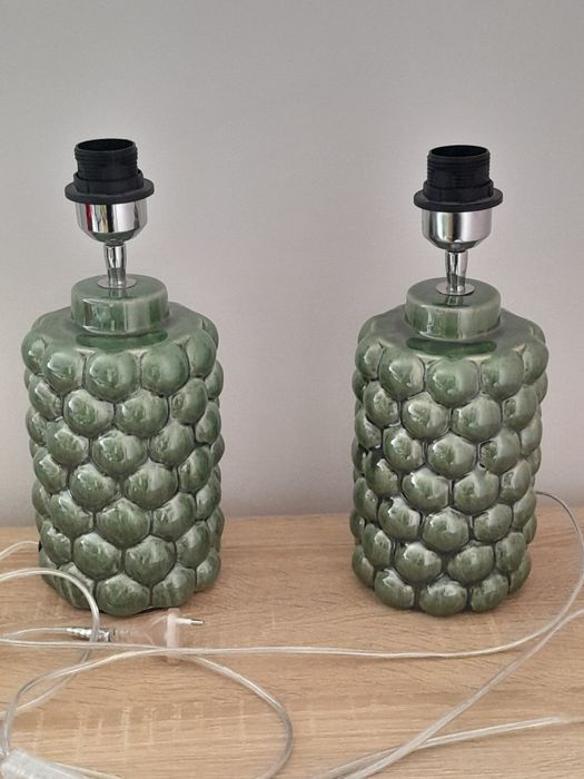 Szwedzkie,ceramiczne lampy 2 szt