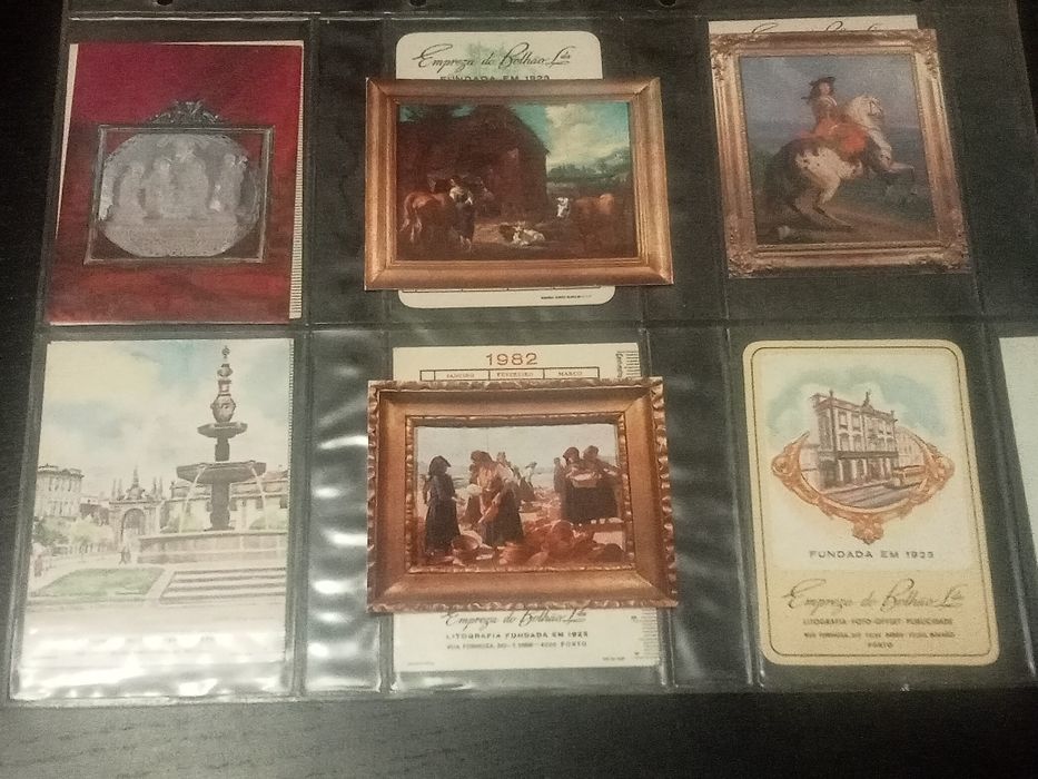 Excellent set of 12 beautiful calendars from Empresa do Bolhão