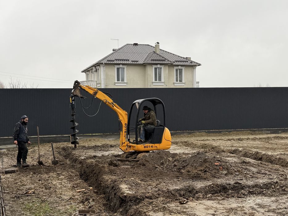 Оренда Міні-ескаватора та Гідробур