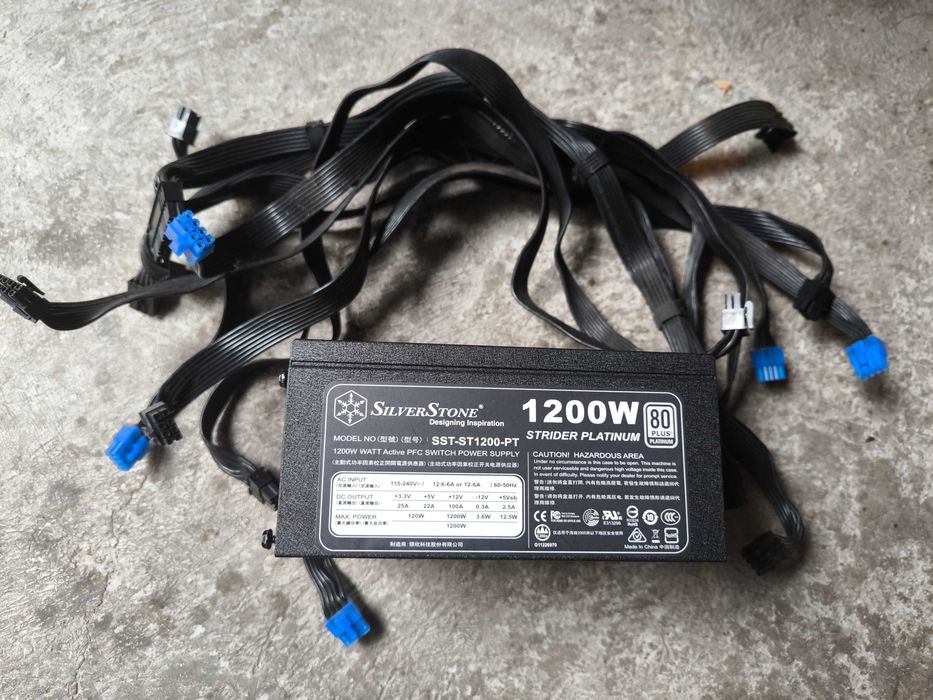 Zasilacz SilverStone Strider 1200W 80 Plus Platinum