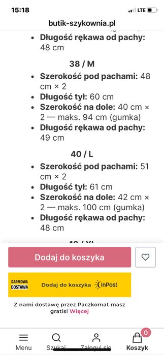 Nowa Bluzka Wiskoza 38