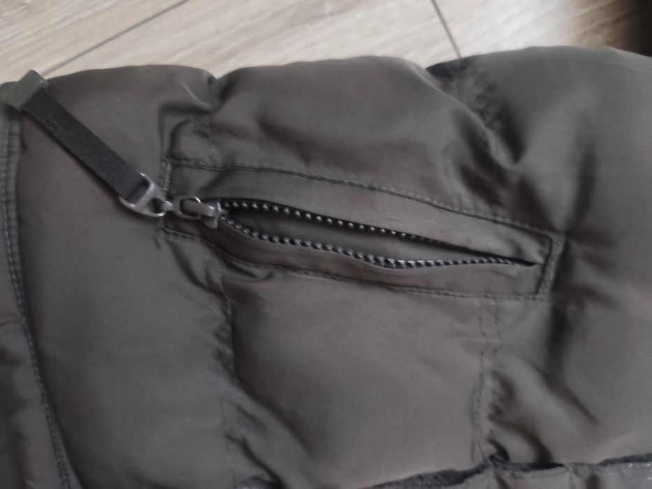 Brązowa kurtka ocieplana zimowa czekoladowa reserved 98