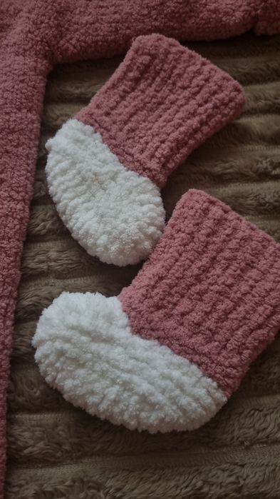 Теплий комбінезон для дівчинки 3-6 міс