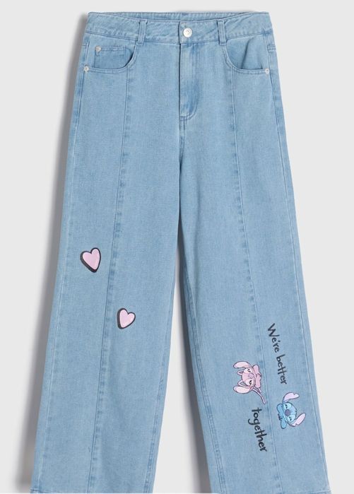 Джинсы Stitch, джинсы со стичем 140см.