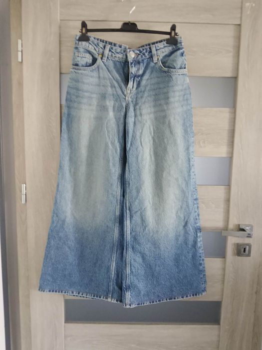 Spodnie jeansy baggy szerokie H&M rozmiar S