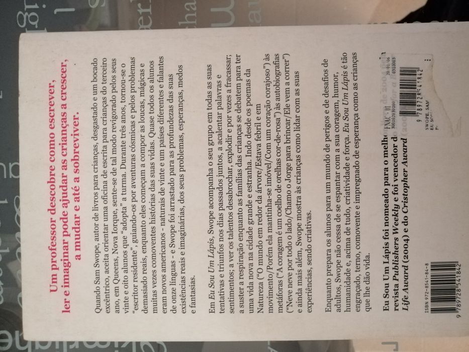 Livro Eu sou um lápis