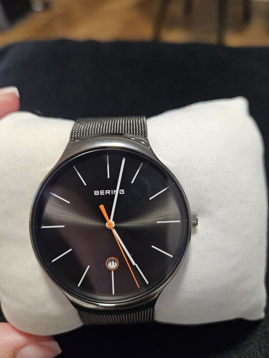 Zegarek Bering Classic 13338-077, stal, bransoleta mesh, unisex Okazja!