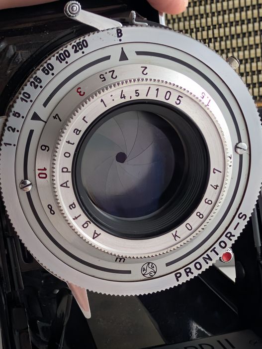Agfa Record II Apotar 4.5/105 105mm 4.5