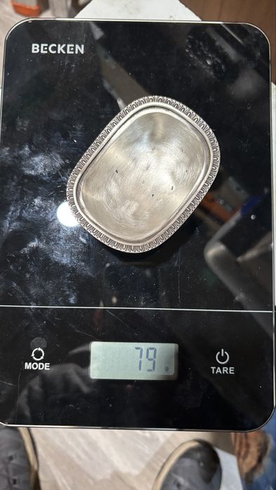 Especieiro antigo em prata