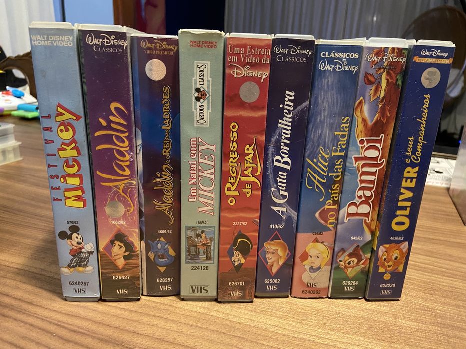 VHS - centenas de filmes clássicos à escolha