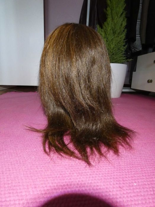 Cabeça/busto de cabelo verdadeiro