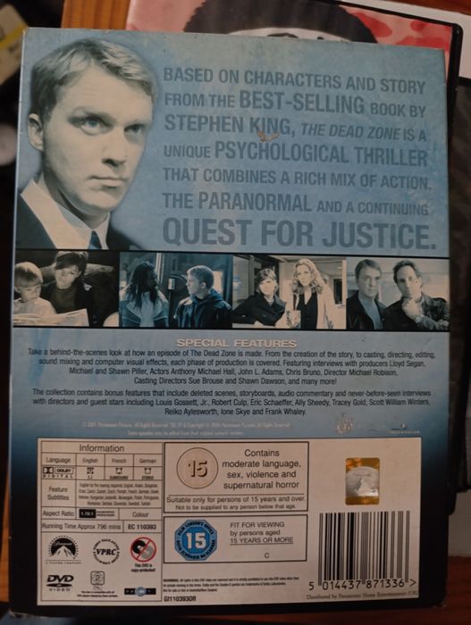 Dvd the dead zone série 2 temporada