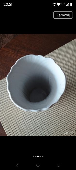 Stary porcelanowy wazon - lata 70/80