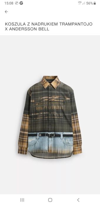 Koszula M zara Andersson Bell kolekcja męska limited tkmaxx ADSB koope
