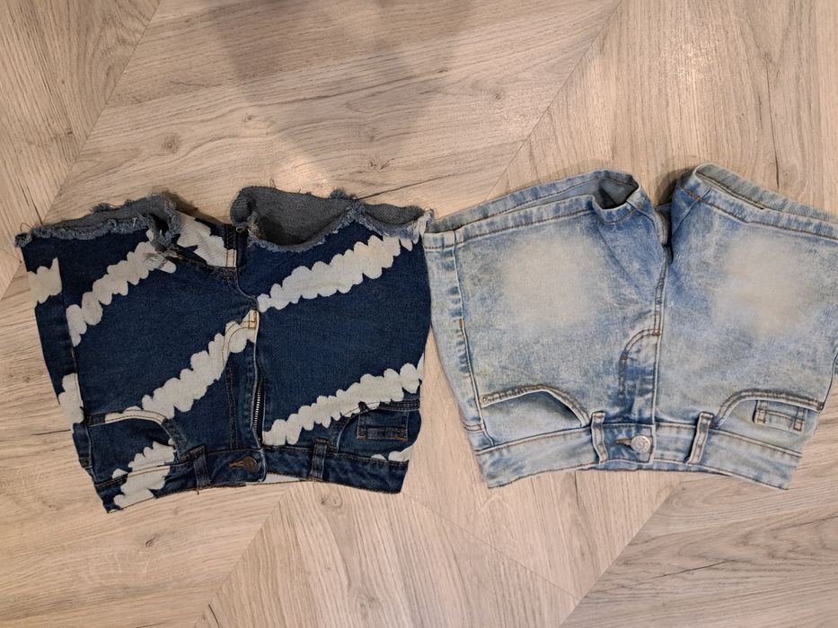 Zestaw spodenki dla dziewczynki 134 6 szt. Ogrodniczki