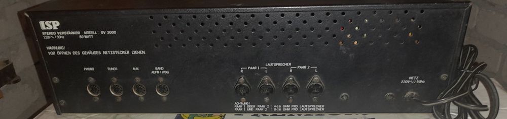 Wzmacniacz ISP 3000 SV