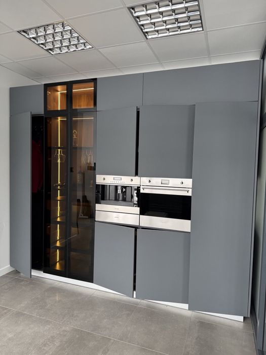 Kuchnia z ekspozycji FENIX, Arpa, Fornir, Legrabox, AGD