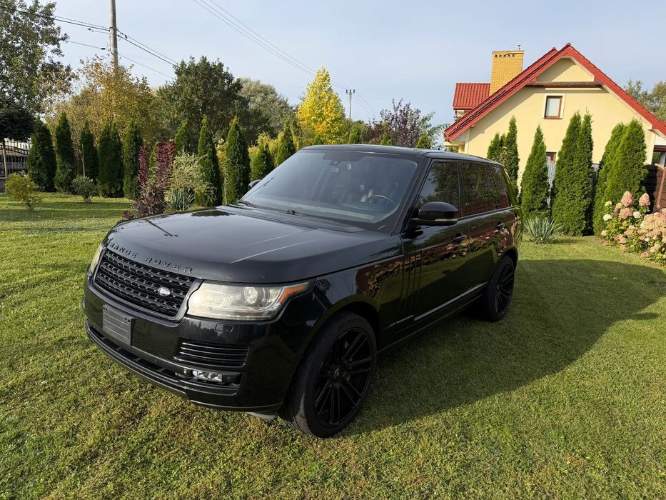 Land Rover Range Rover 5.0L V8 Supercharged Ebony Black Edition / MASAŻE / BOGATA OPCJA